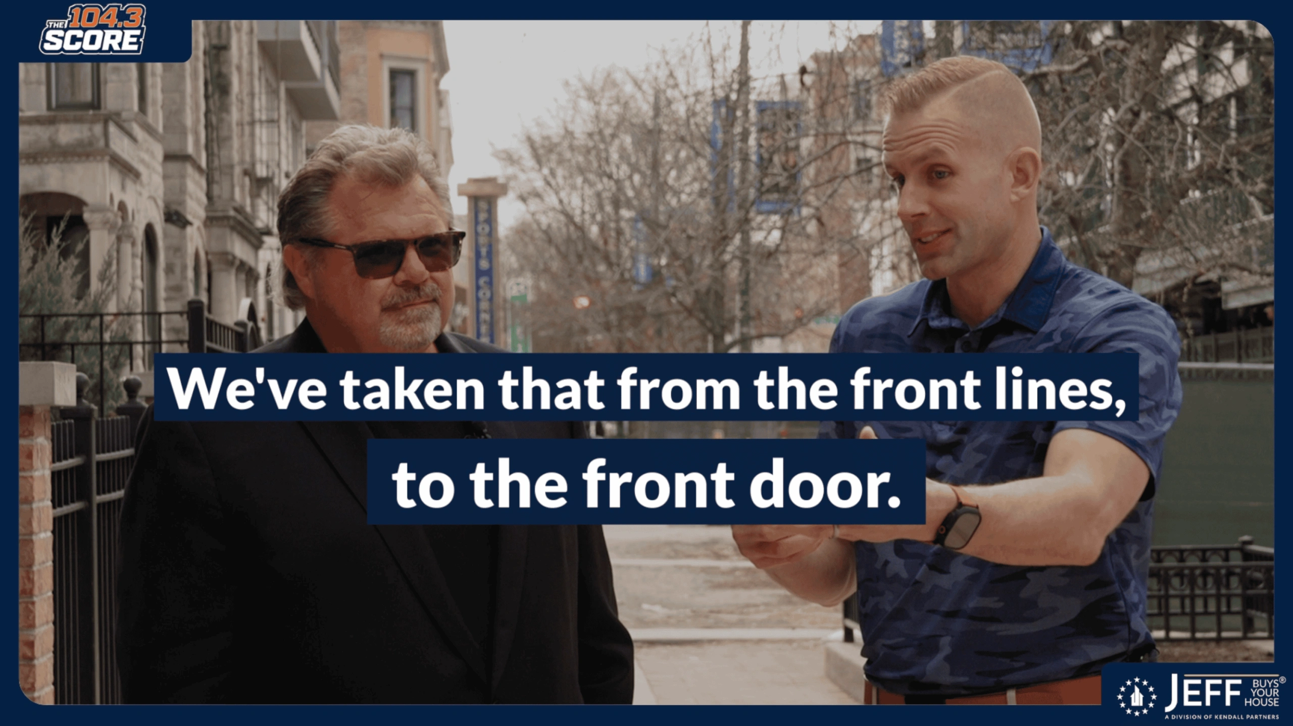 Jeff Nydegger and Ron Coomer discussing how military experience shapes a listening-first approach to helping homeowners