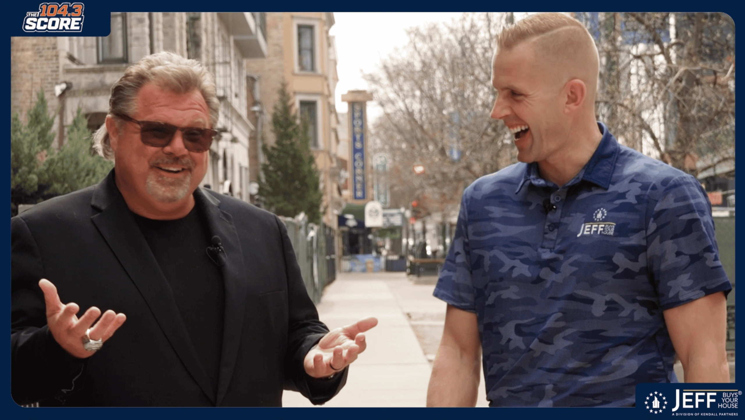 Jeff Nydegger and Ron Coomer speaking together during a video conversation about helping Chicagoland homeowners navigate life transitions